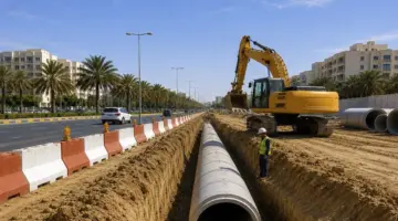 بلدية عجمان تنفذ مشاريع استراتيجية لتصريف مياه الأمطار بقيمة تتجاوز 109 مليون درهم